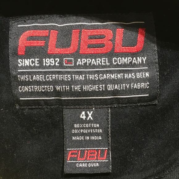 FUBU Athletics Shirt Men’s Size 4X - Y2K, Streetwear, Hip Hop - Picture 3 of 6